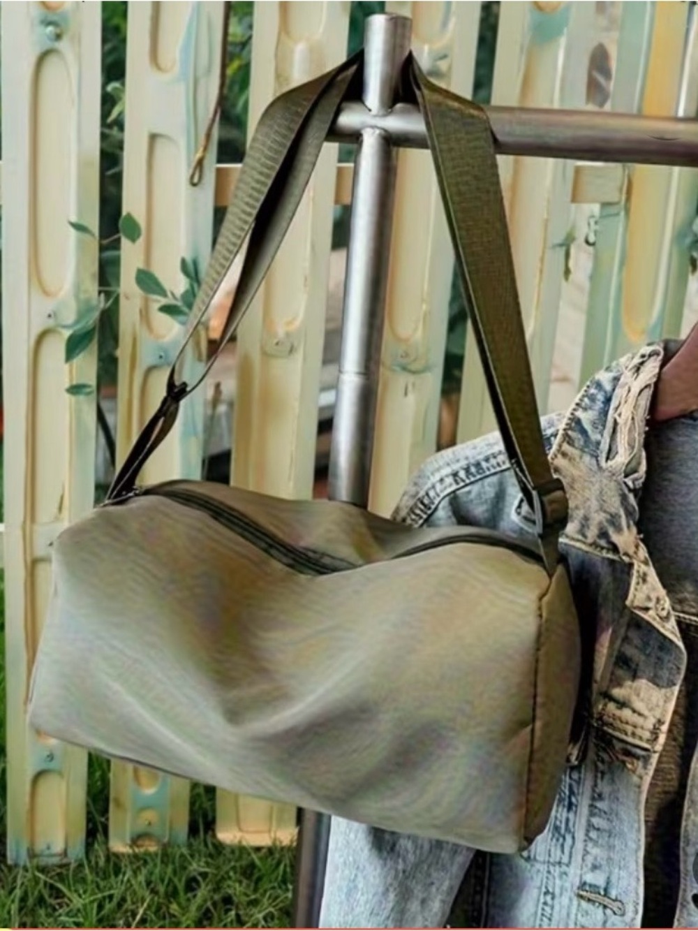 Olive Green mini duffle Bag - Picture 5 of 5